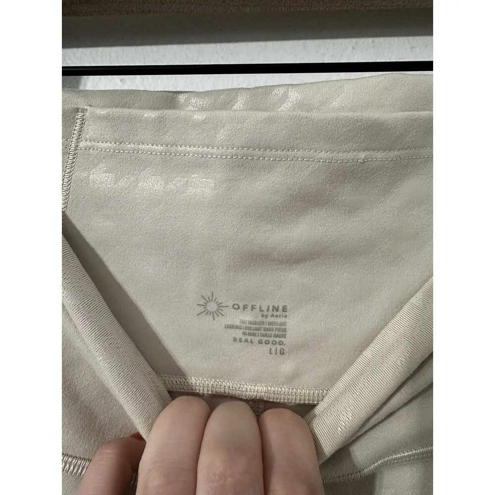 Aerie Womens Offline The Hugger Real Good Leggings Size Large Activewear - Image 3