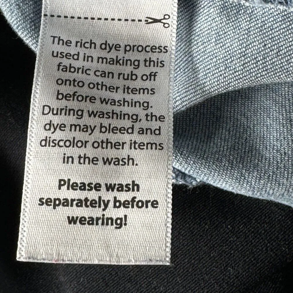 Time & Tru Medium (8-10) Maternity Jean Shorts Full Panel Whisker Stretch Cuffed - Image 6