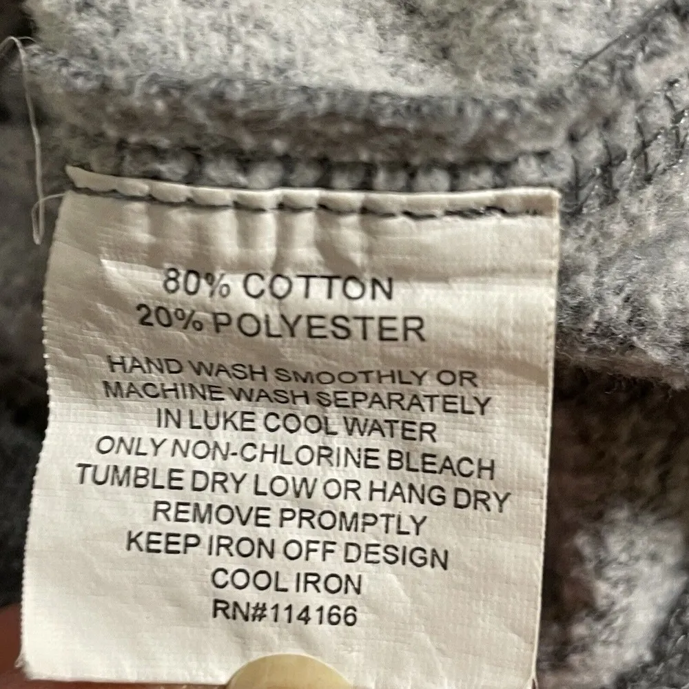 Campus Heritage Iowa Hawkeyes Womens Medium Sweatshirt Gray Wide Neck College - Image 6