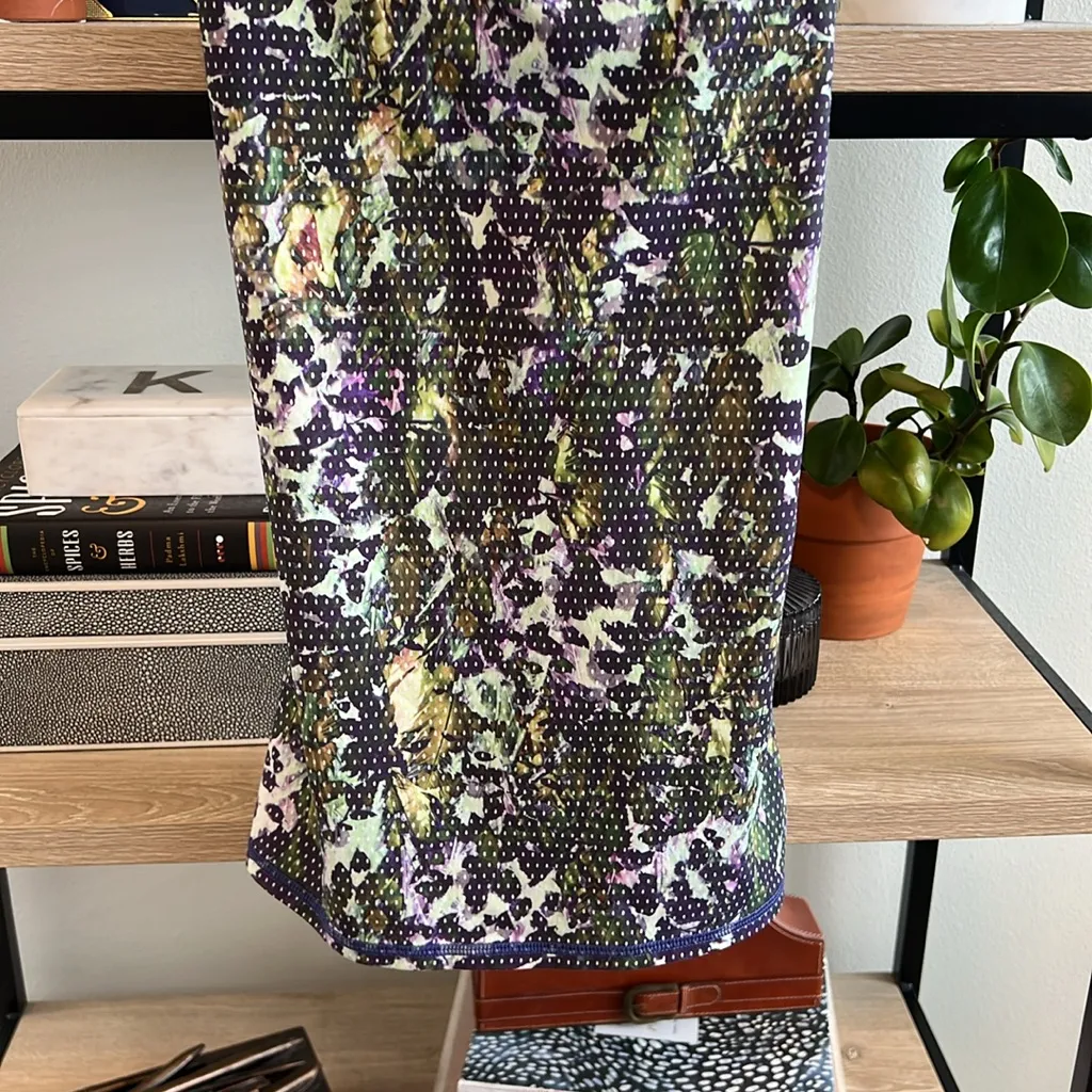 Lululemon Athletica Printed Tank Built in Sports Bra Work Out Tank, 8 - Image 3