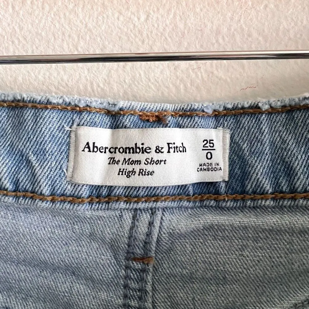 Abercrombie & Fitch The Mom Short High Rise Size 0/25 - Image 8