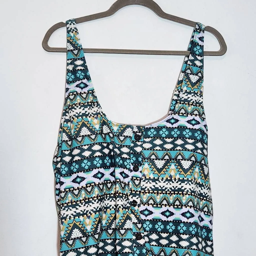 Summer Mae Green Aztec Print One - Image 2