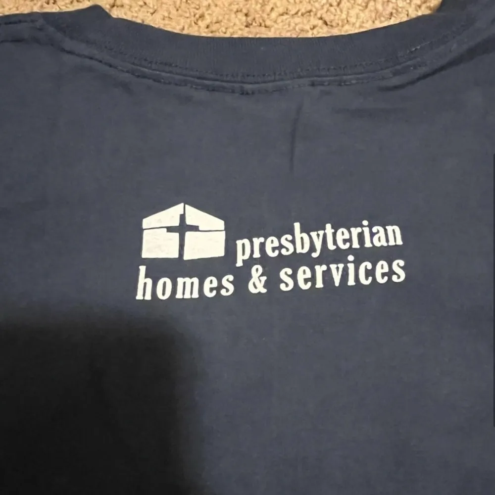 Blue, White, and Green Gildan Ultra Cotton T-shirt - Image 7