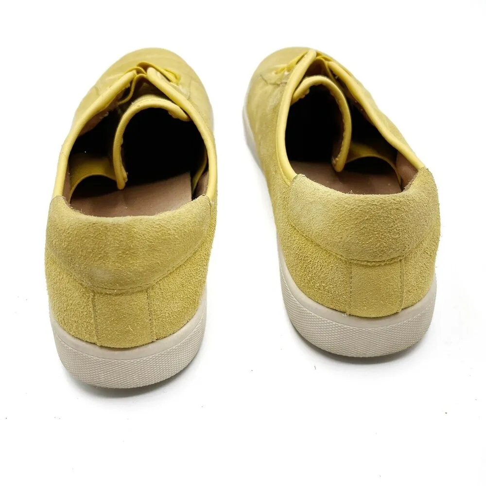 Vionic Jean Suede Slip On Comfort Sneaker Shoes Womens Size 6 Buttercup Yellow - Image 3