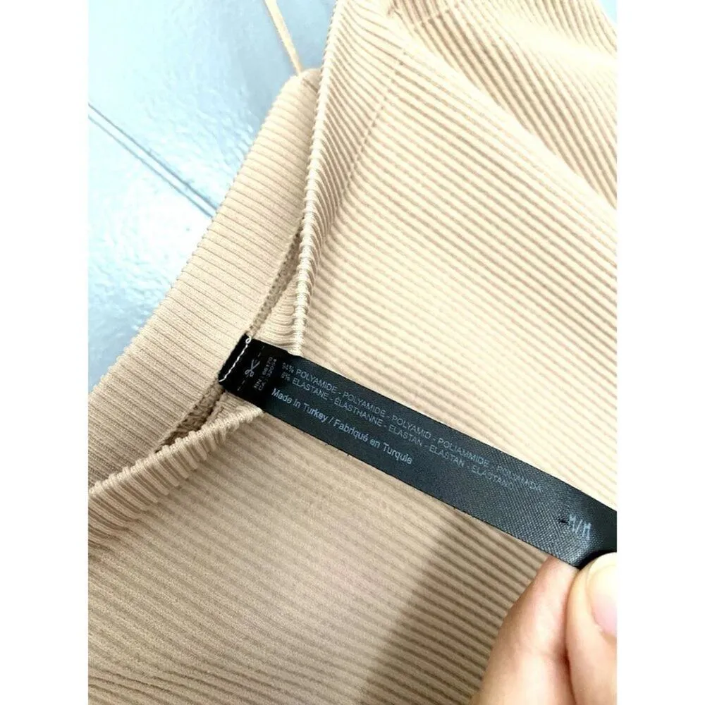 Urban Outfitters Out From Under Beige Explain It All Slip Bodycon Dress M - Image 4