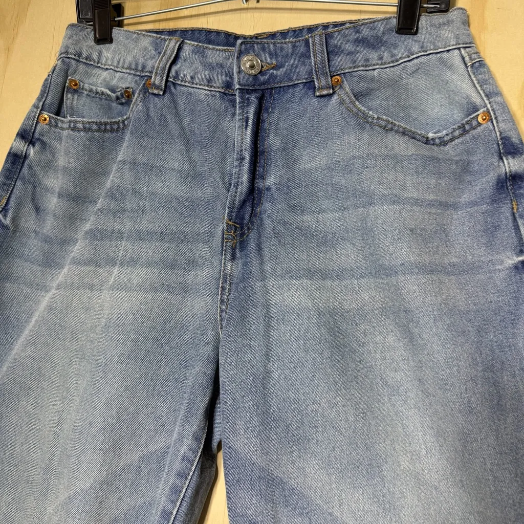 Rewash High Rise Distressed Jeans Women’s Size 9/29 Blue Straight Leg - Image 3