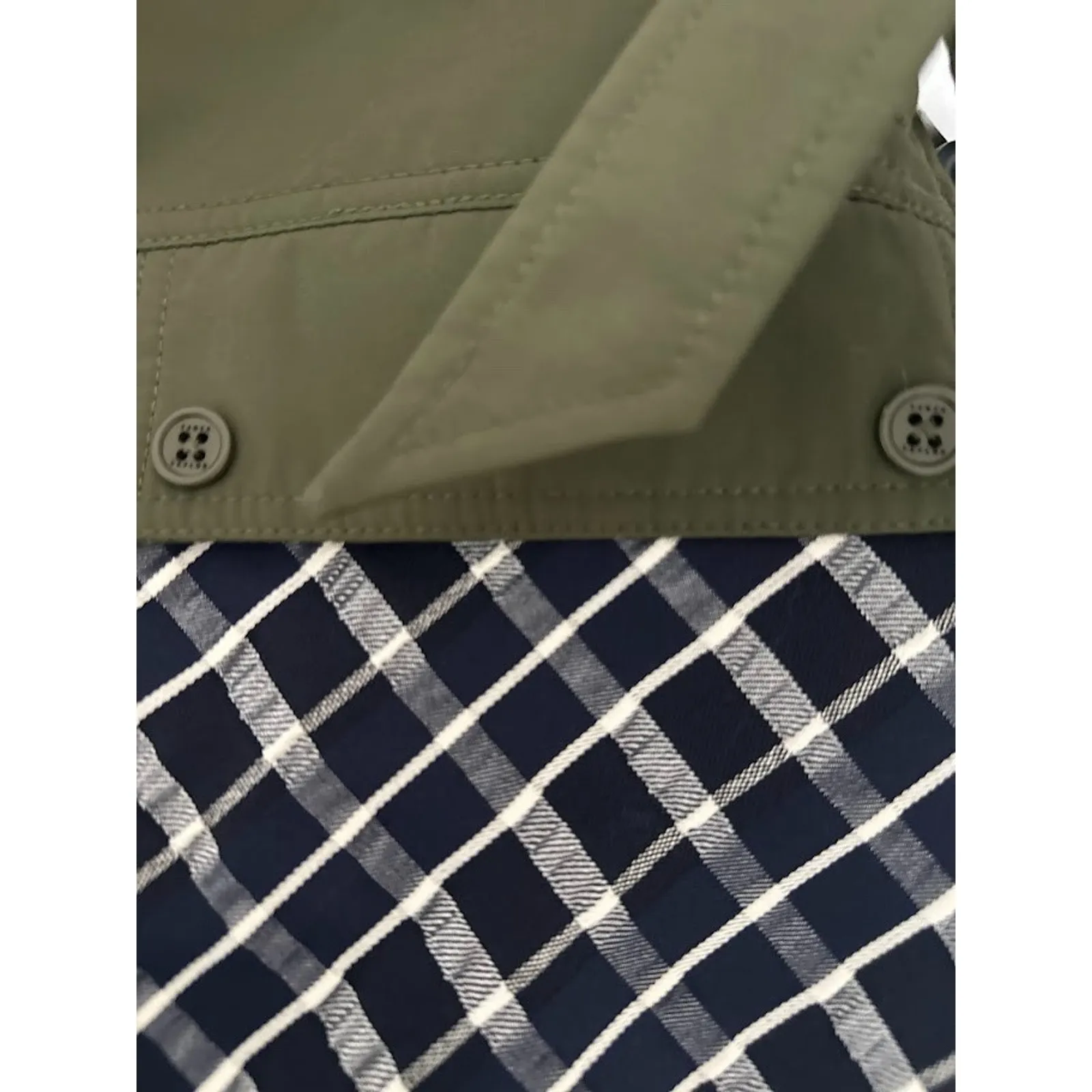 Tanya Taylor Skirt Women’s 6 Green Plaid Mini Y2K Schoolgirl Preppy Tie Waist - Image 6