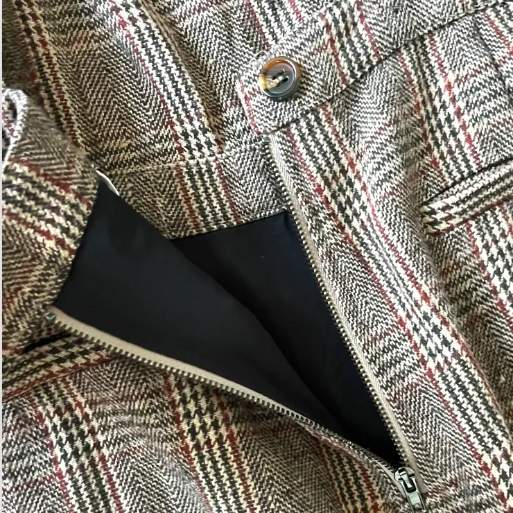 Anthropologie Dra plaid jumpsuit size M - Image 6