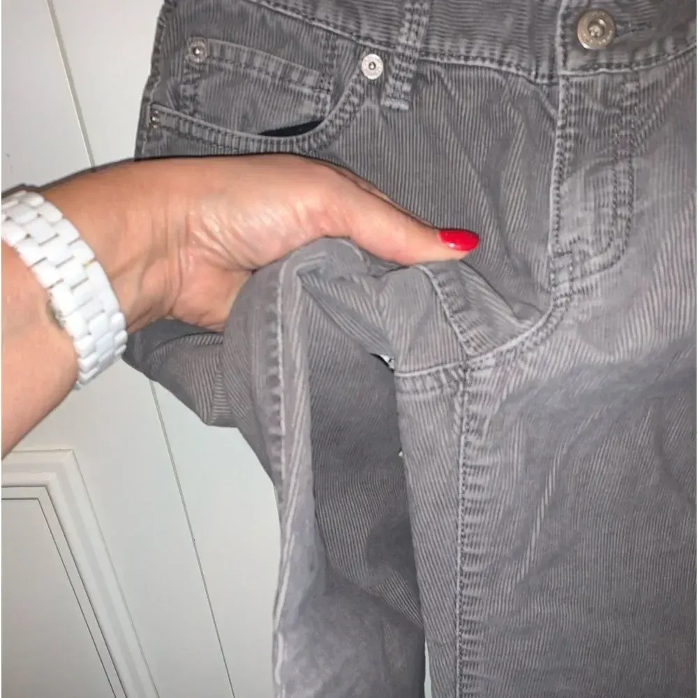 LOFT Grey boot cut‎ corduroy jeans 4 - Image 6