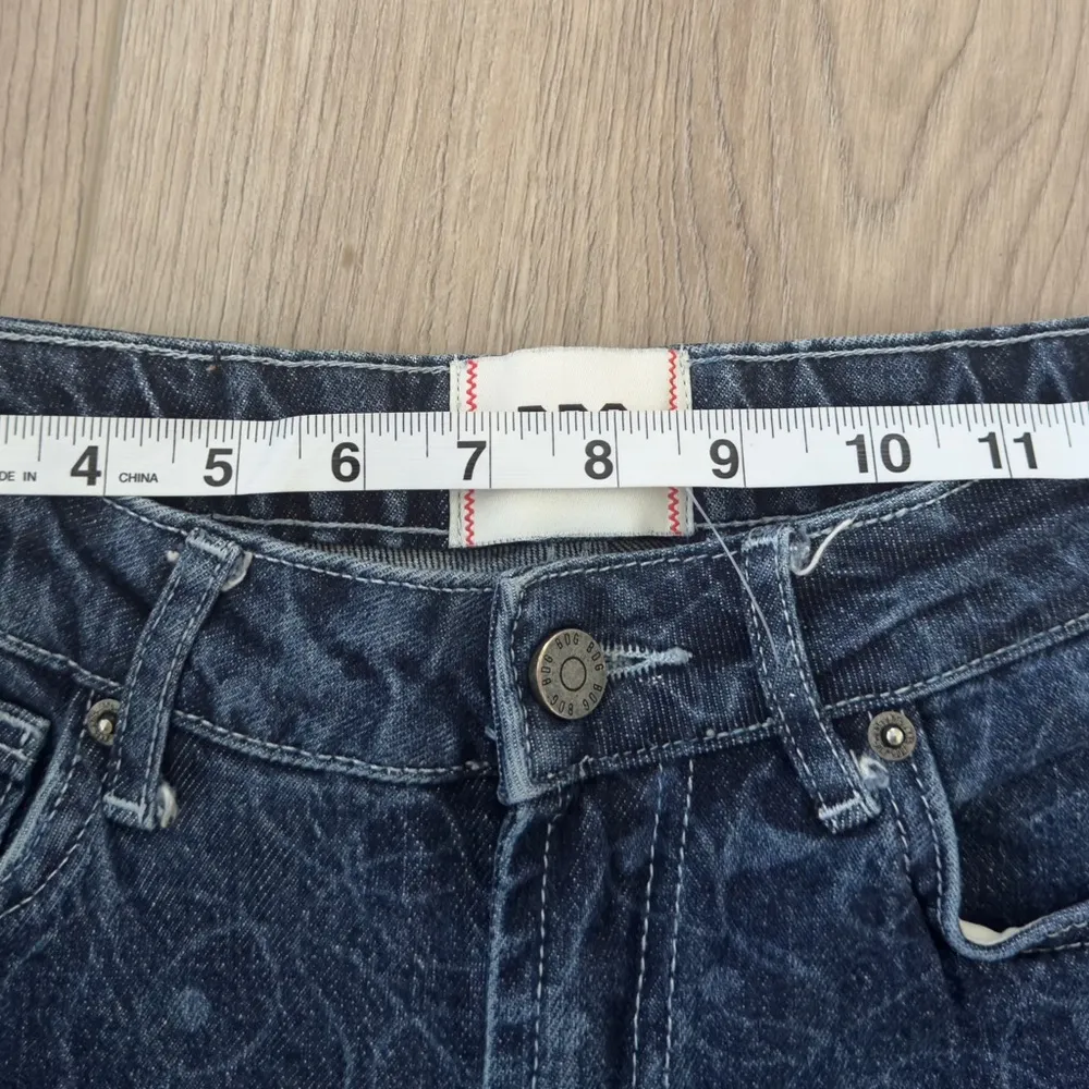 BDG Dark Blue Patterned Low Rise Flare Jeans 👖 - Image 7