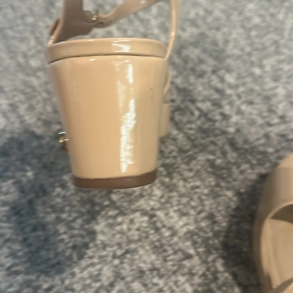 Tory Burch Abena Wedge Flatform Patent Flatform Sz 7.5 - Image 8