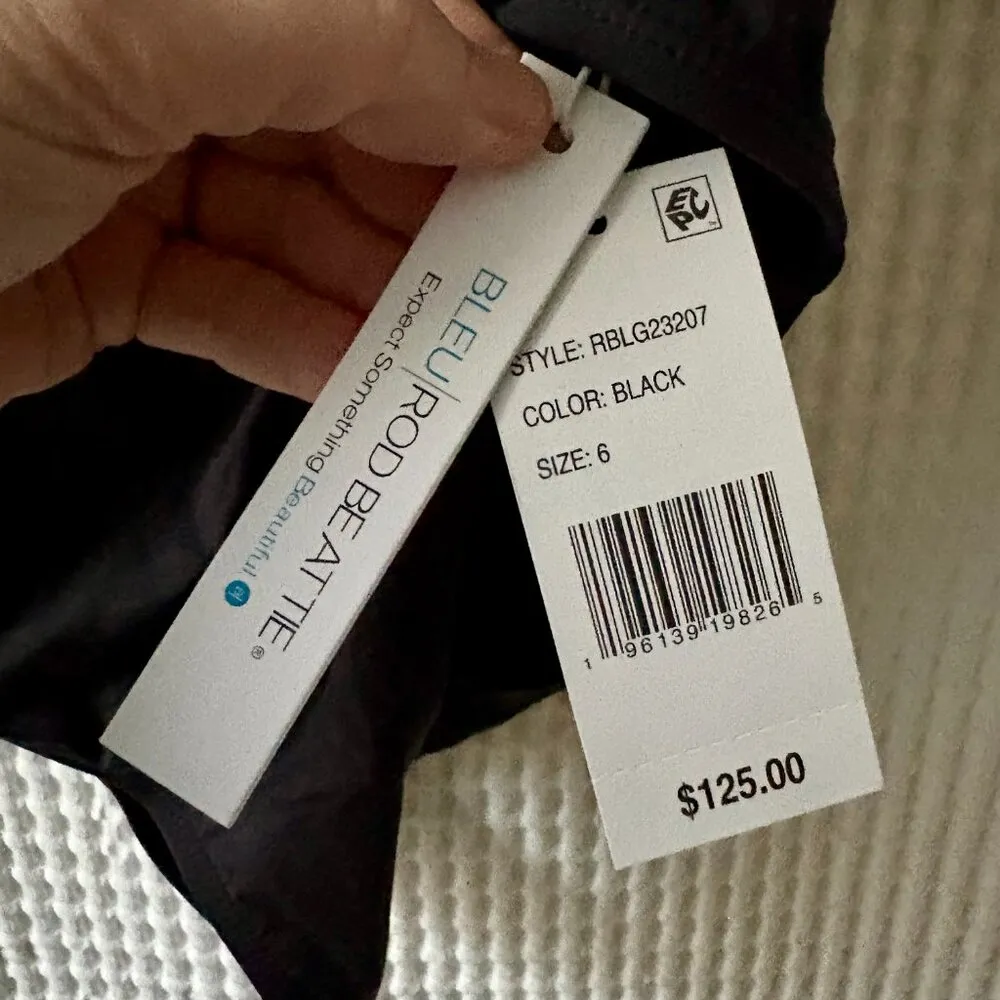 Bleu Rod Beattie NWT size 6 one-piece black swimsuit beach pool festival - Image 3