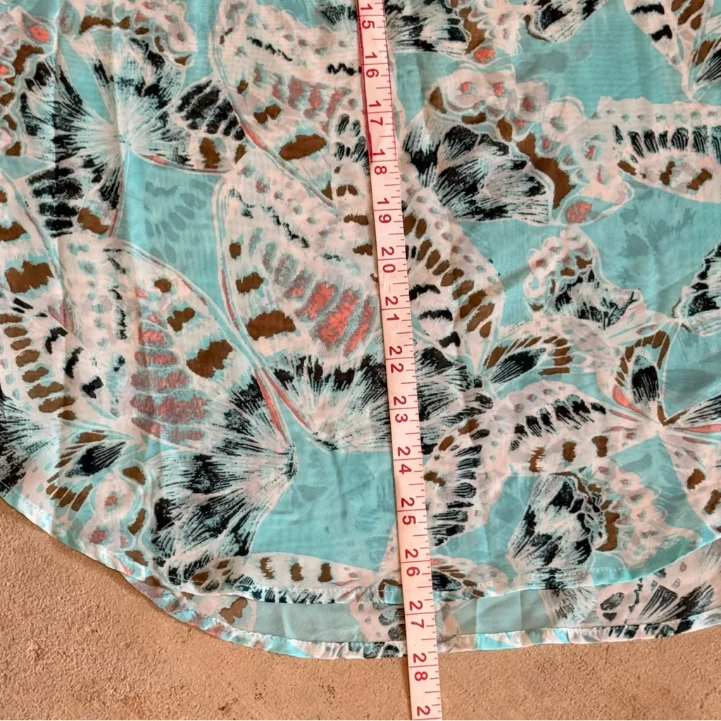 Wishful Park Turquoise and White Blouse - Image 8