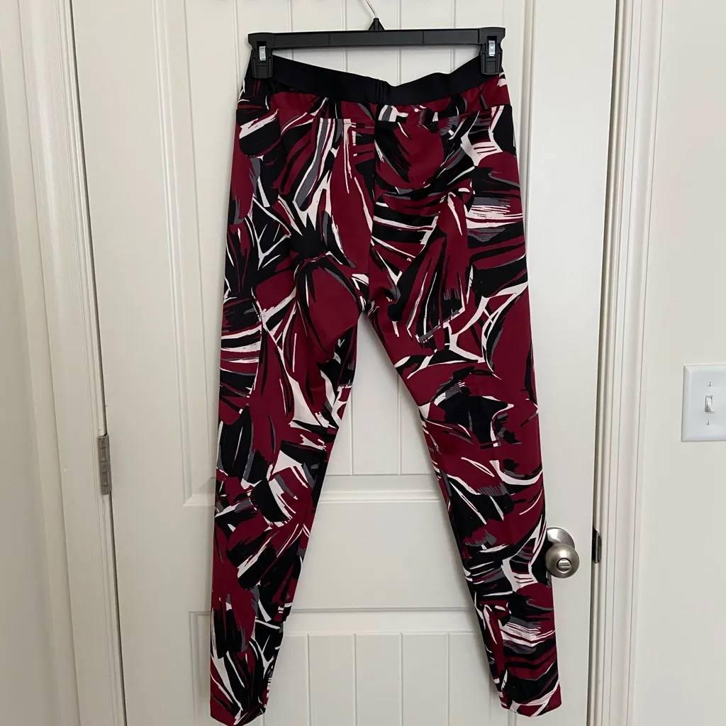 NWOT | NY Collection women’s multicolor abstract stretch pants leggings large - Image 5