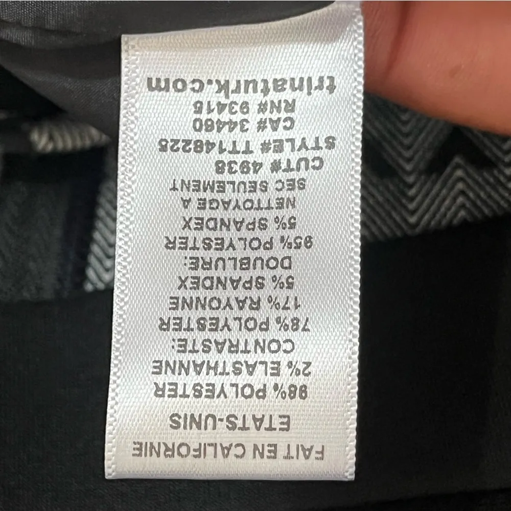 Trina Turk Women's Lilly Sleeveless Asymmetric Shift‎ Dress Size Large - Image 8