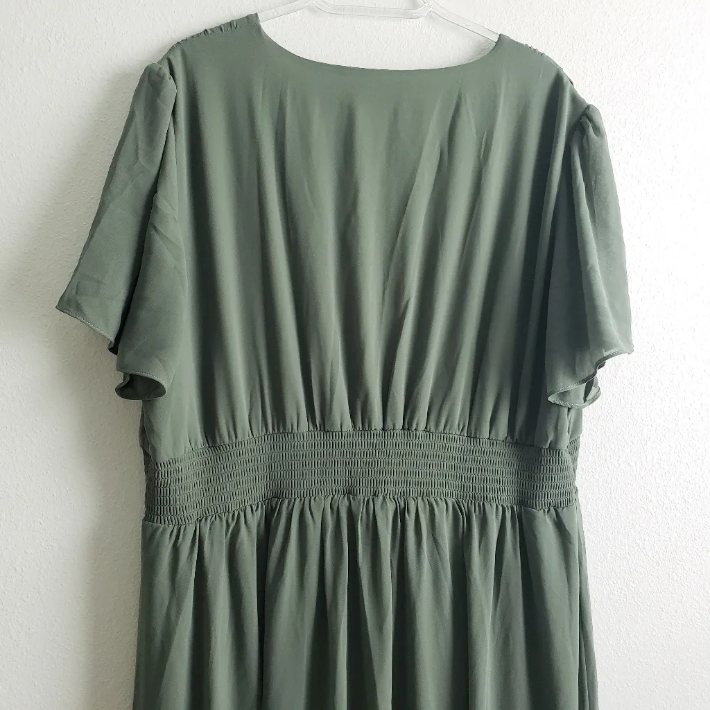 Baltic Born Birdie Maxi Dress Smocked Short Sleeve New Without Tags - Image 7