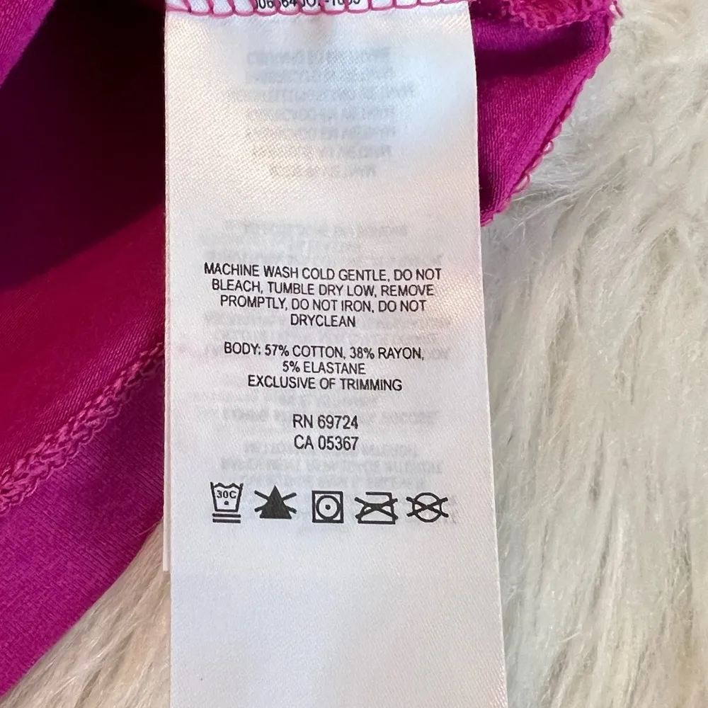 Columbia Omni Wick Long Sleeve Shirt Top Women’s Sz Medium Keyhole Back Fuchsia - Image 6