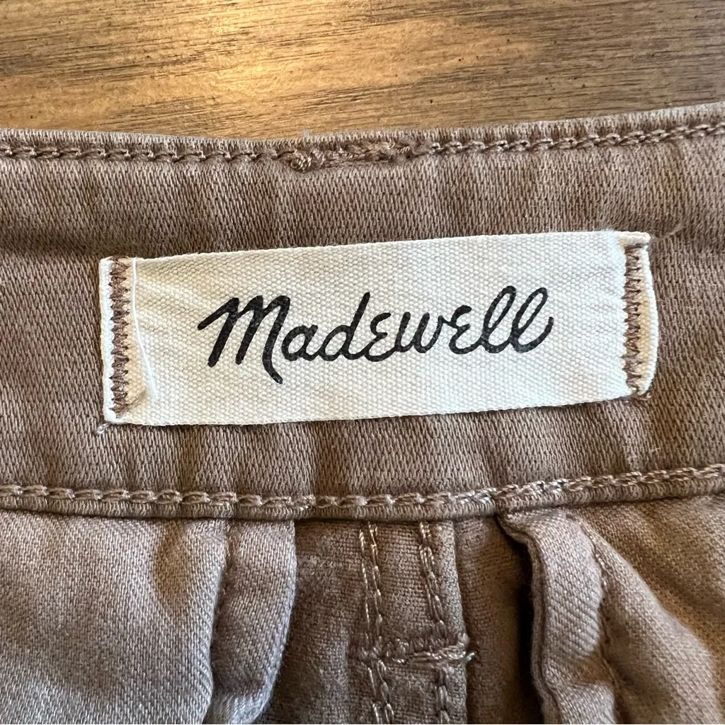 Madewell Low-Slung Baggy Utility Pants in Faded Birch Brown Size 26 - Image 13