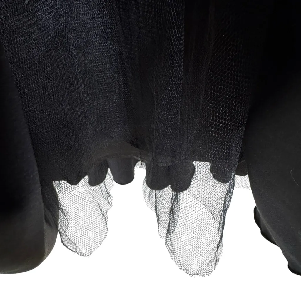 NWT Chi Chi London Plus Size Black Lace Satin Mini Party Dress Size 20 - Image 5