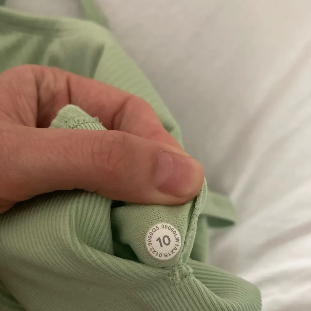 Lululemon Ebb To Street Tank II Light Green Size 10 - Image 6