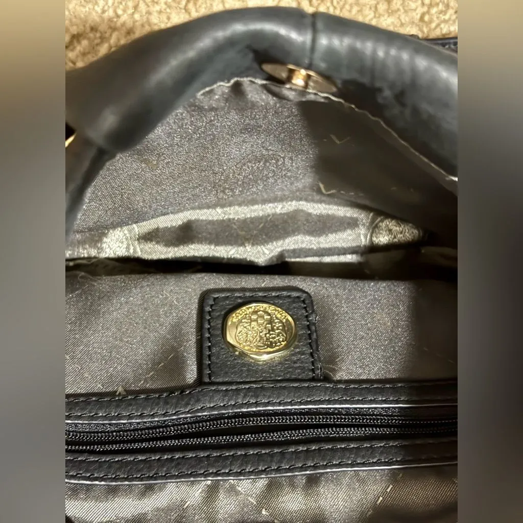 Vince Camuto Black Shoulder 100% Genuine Leather Purse with Cover Bag - Image 14