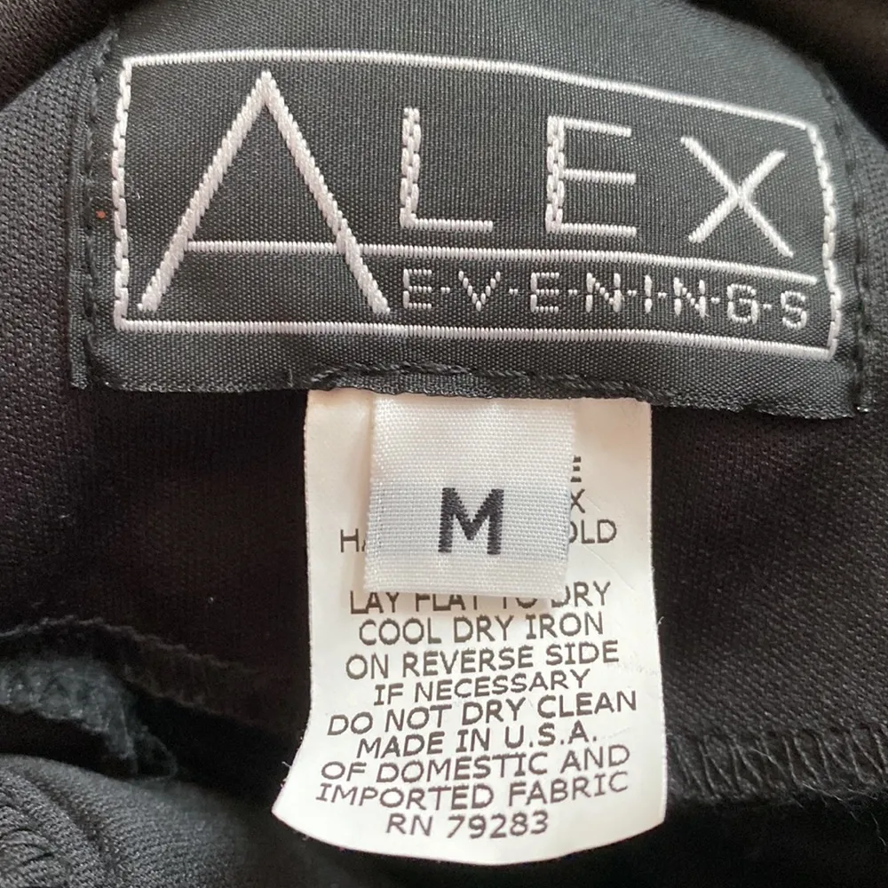 Alex Evenings Two‎ Piece Set New Medium Glitter Floral Fancy Occasion Wedding - Image 7