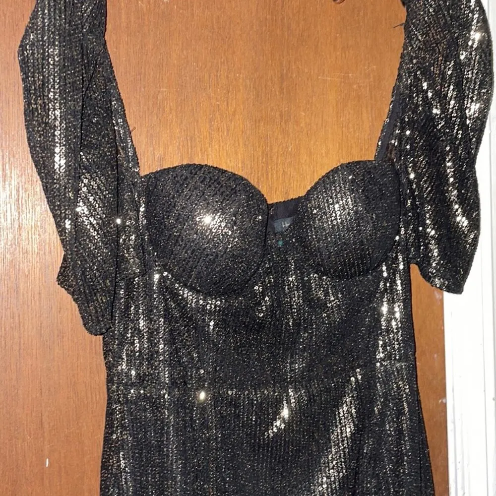 House of Harlow Floriana maxi dress black - Image 7