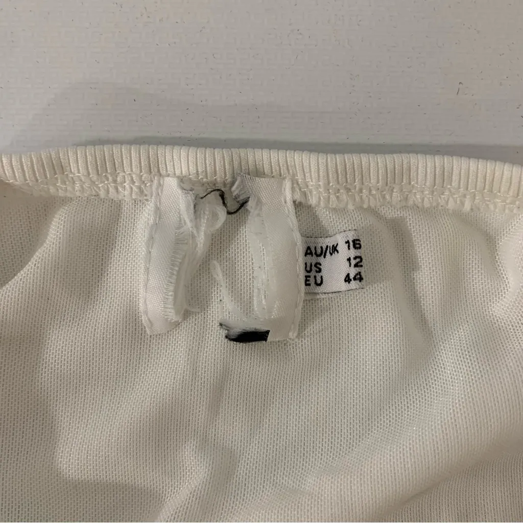 Princess Polly Lainey Midi White Dress - Size 12 - Image 3