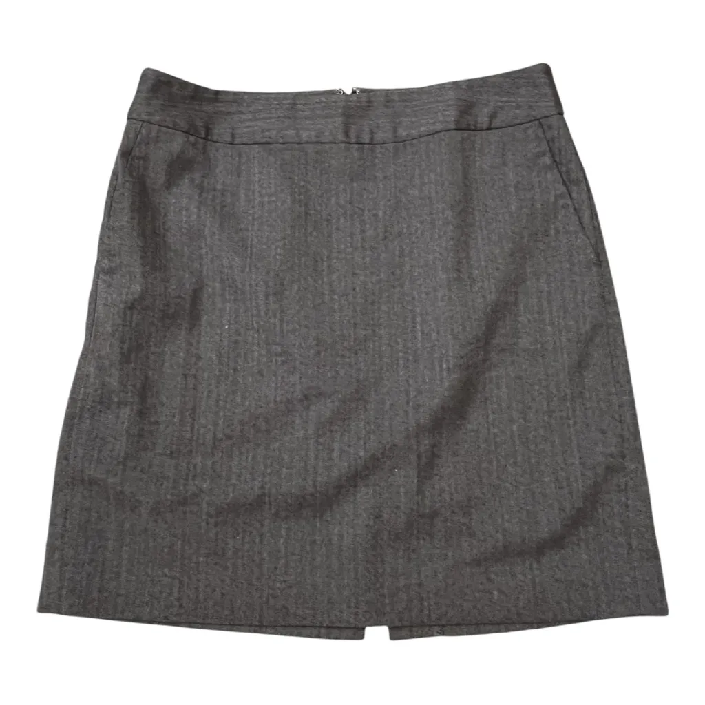 Banana Republic Factory Taupe Brown  Suit‎  | Blazer & Skirt Size 8 Petite - Image 6