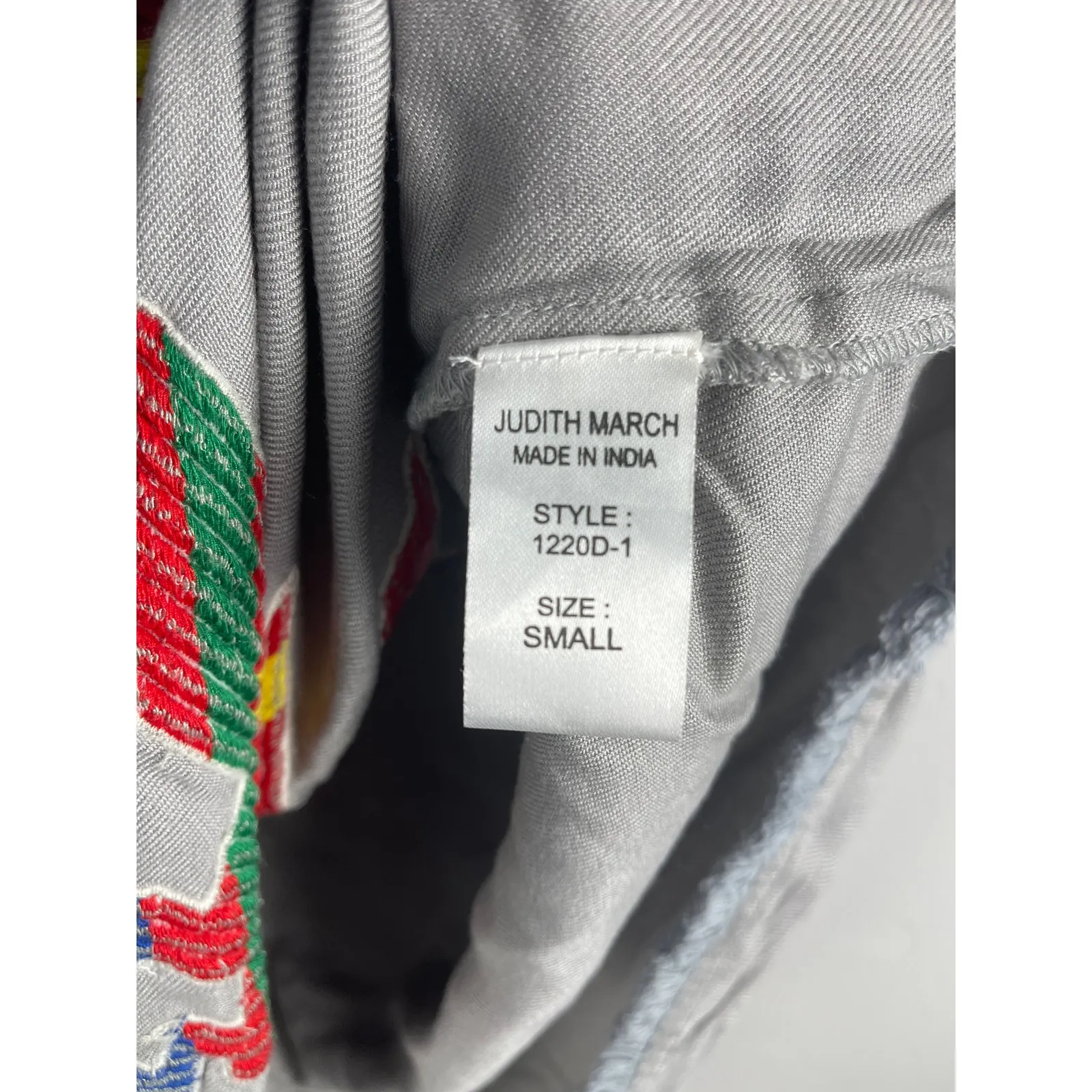 Judith March Boho Embroidered Frayed Hem Soft‎ Tunic Dress Size Small - Image 9