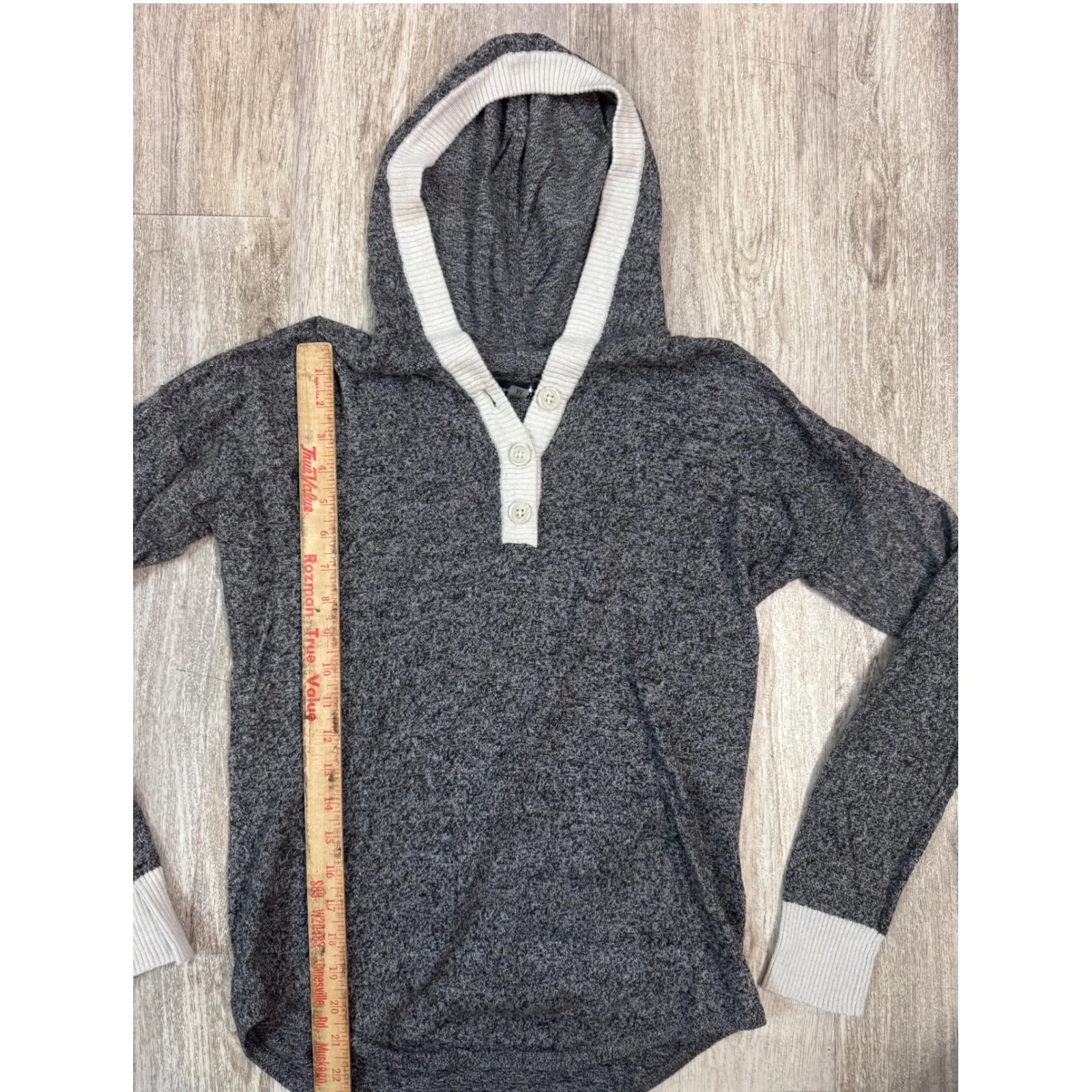 Smartwool Women's Shadow Pine Hooded Sweater merino wool blend Size Medium - Image 7