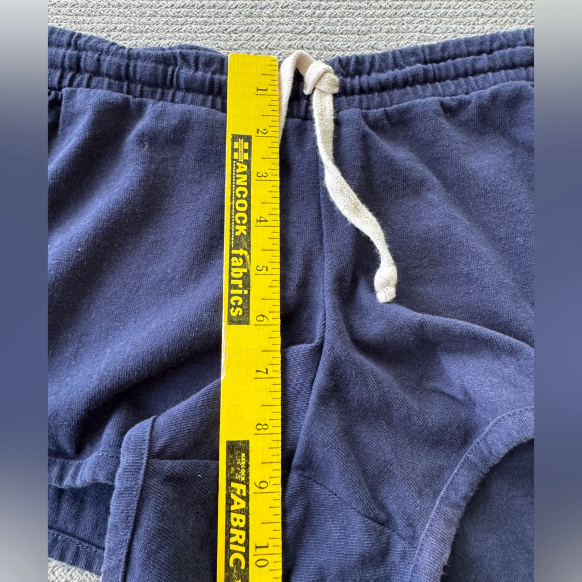 J. Crew Weekend Retro Track Short in Mariner Cloth Navy Blue Jogger Shorts XS - Image 7