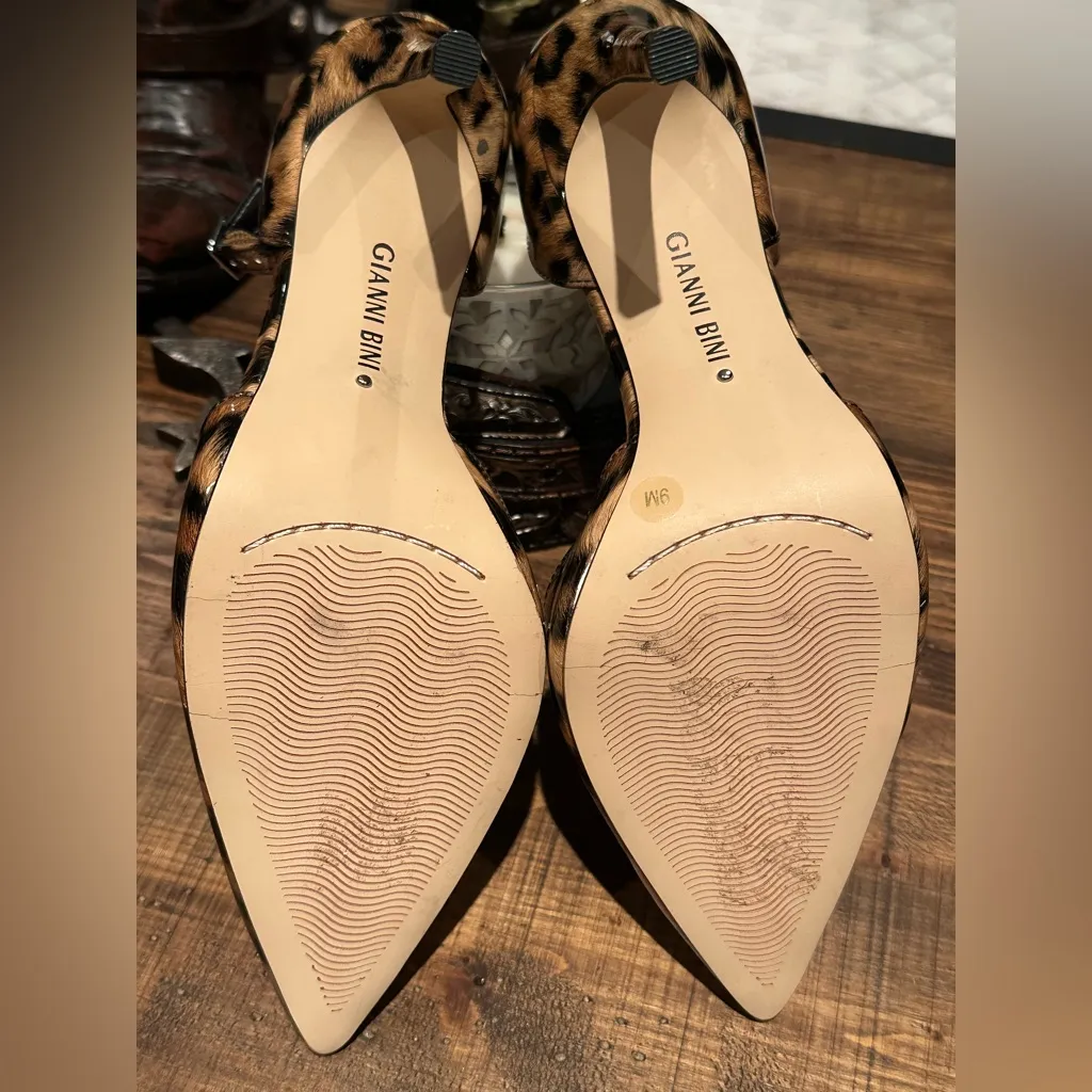 Gianni Bini Bessah Leopard Print Pointy Toe Pumps - Image 11