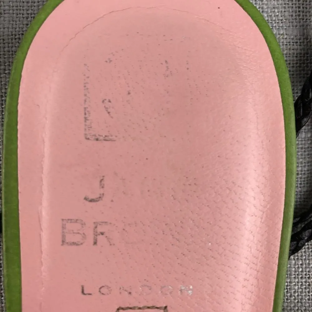 Jane brown London lace up animal print sandal White Size 7.5 - Image 3