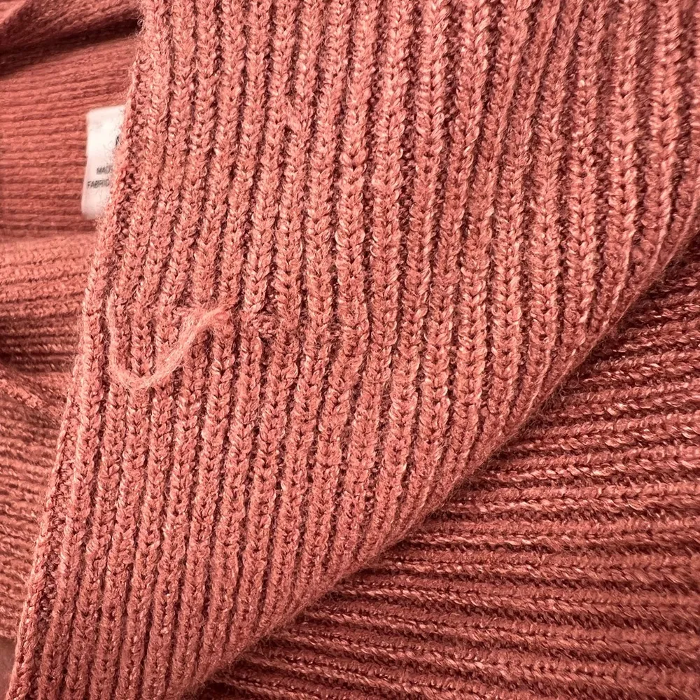 Tahari viscose dolman sleeve colorblock black medium mock neck ribbed casual - Image 5