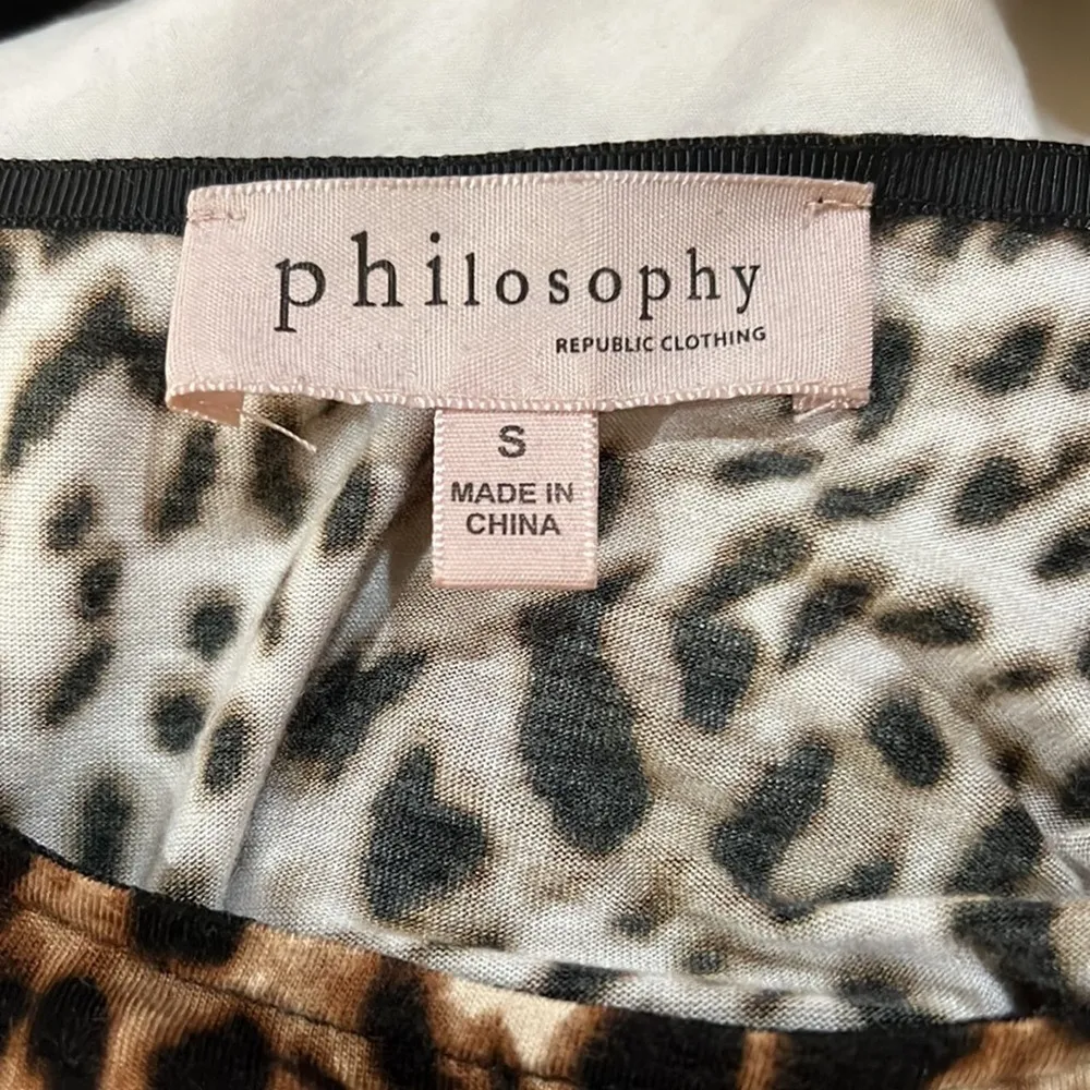 Philosophy Leopard Short Sleeved Tee - Image 3