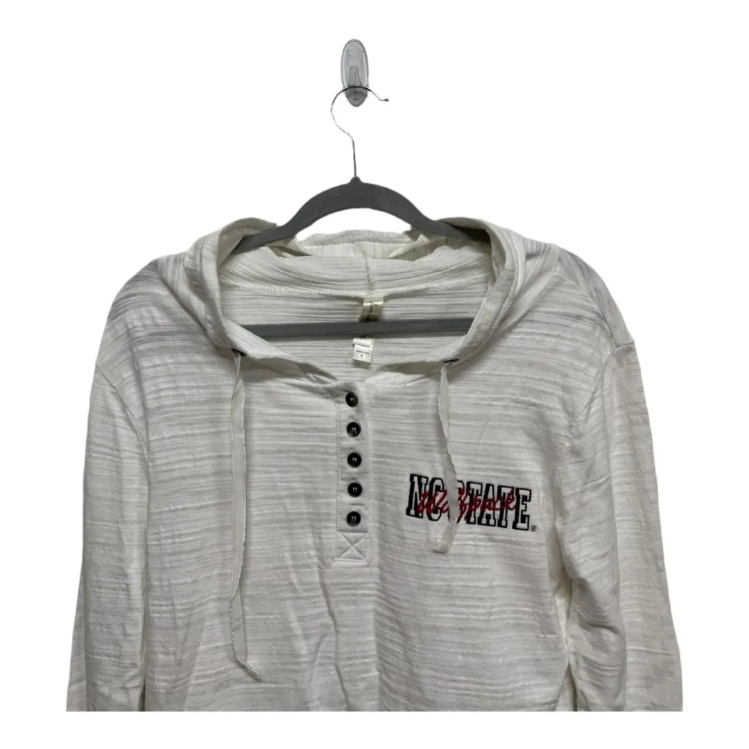 North Carolina State University NC State Wolfpack Cotton White Long Sleeve Small - Image 2