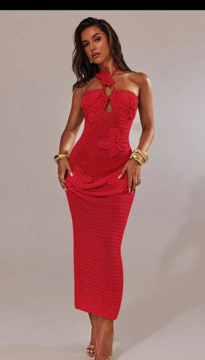 SHEIN crochet dress  - Image 3