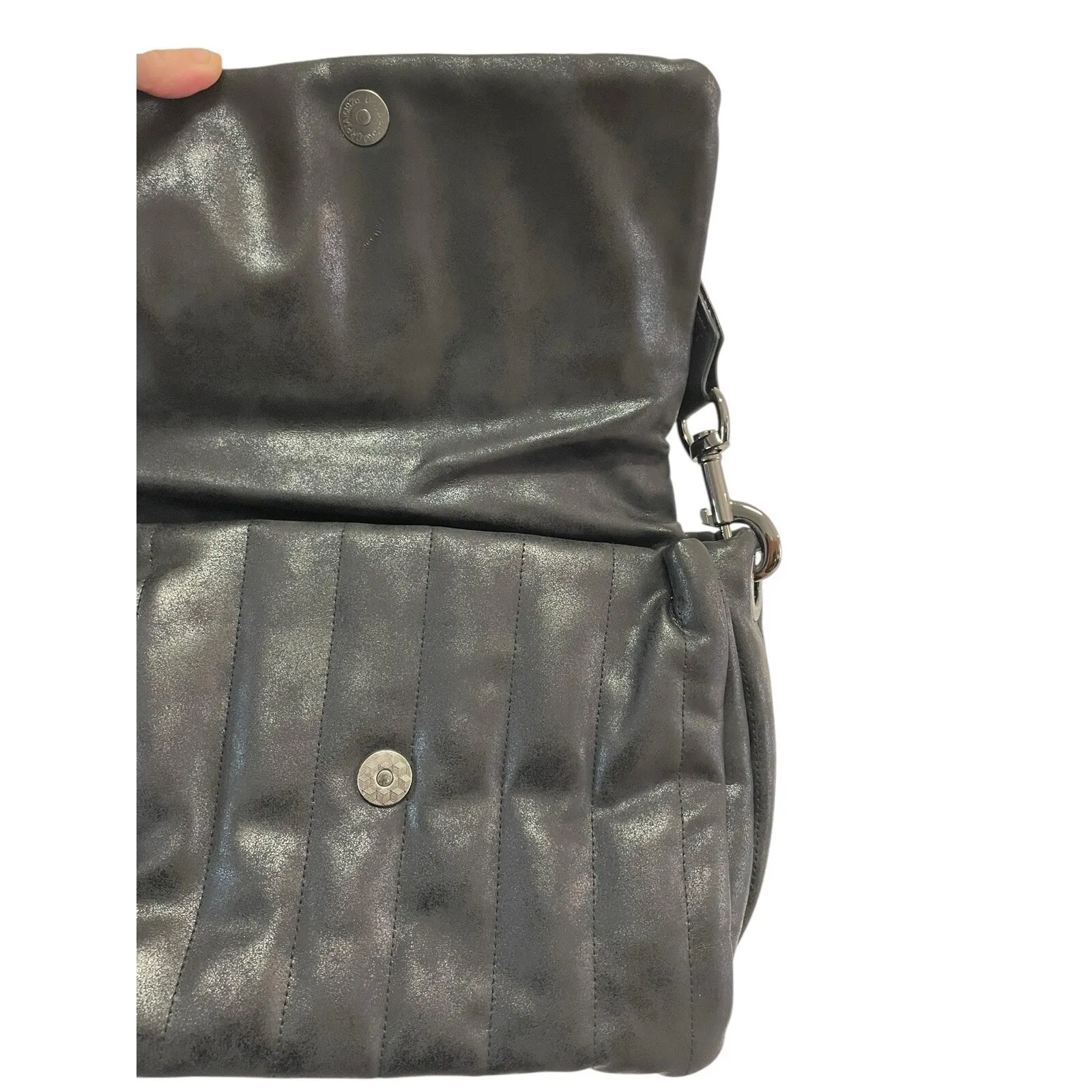 THINK ROLYN BLACK‎ BAR BAG CROSSBODY Great Condition Black - Image 8