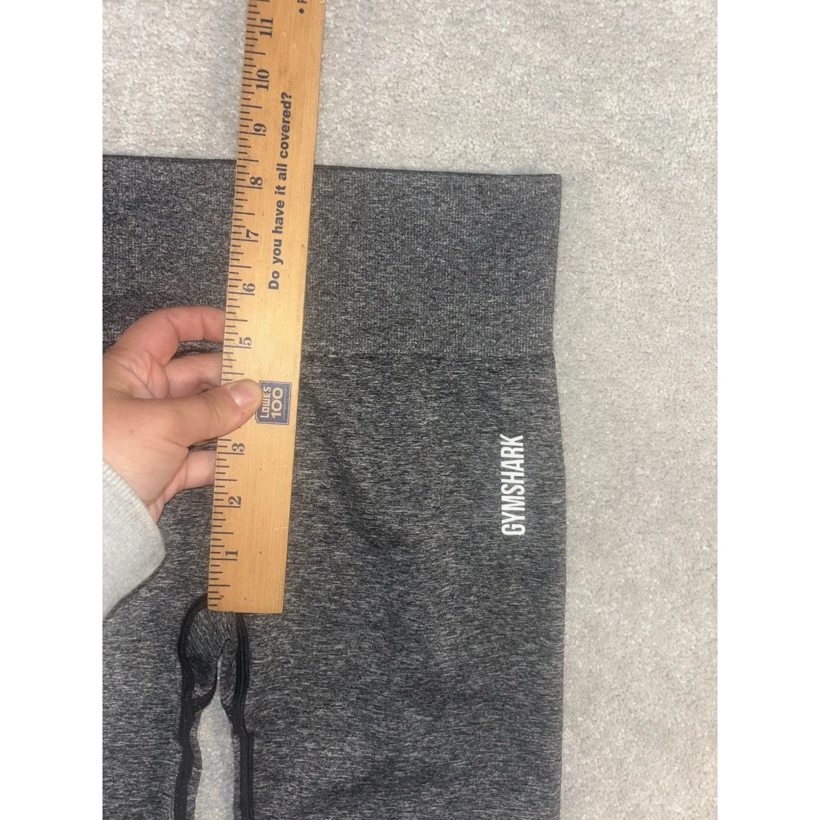 Gymshark Seamless Leggings Womens M Gray Activewear Gym Workout‎ Yoga - Image 8