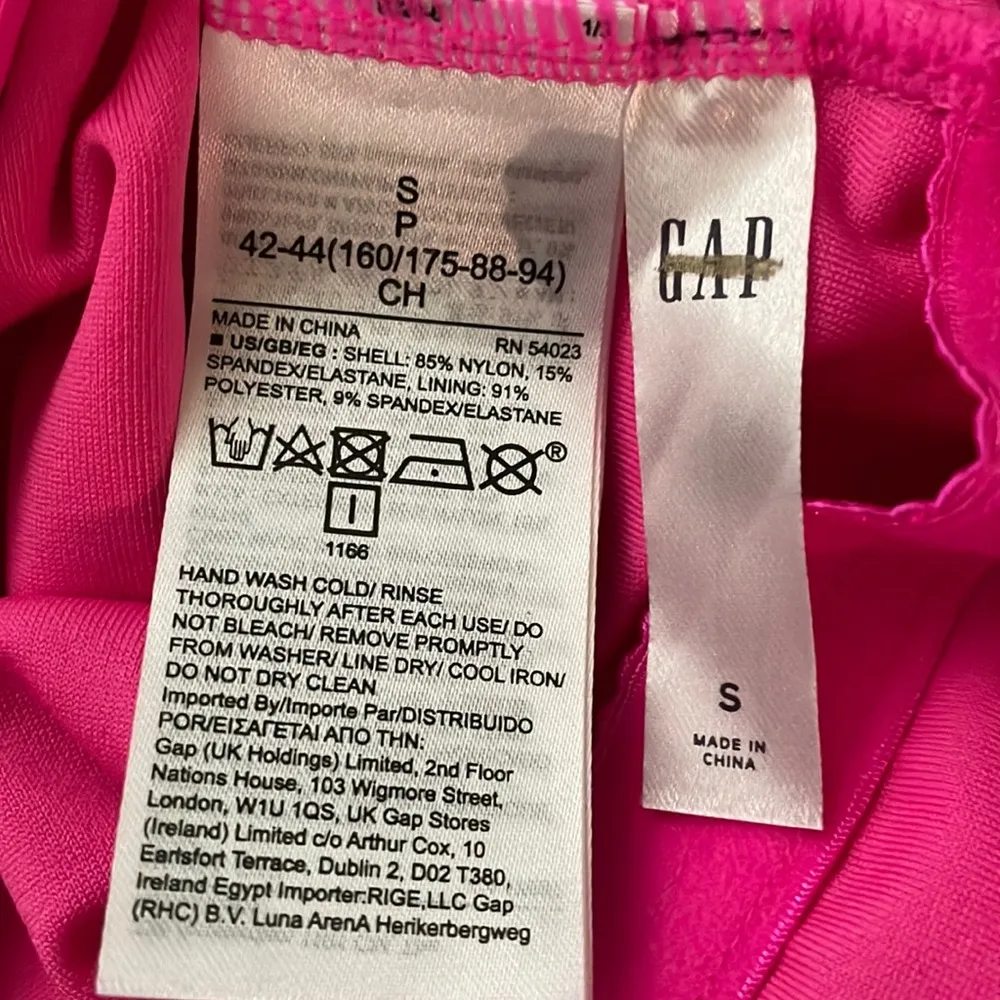 NWT Gap Barbie Hot Pink One Piece Swimsuit Size S - Image 3
