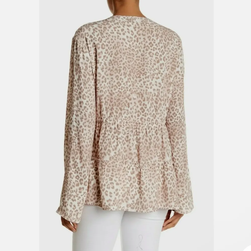 Marchesa Rose Animal Print Blouse - Image 2