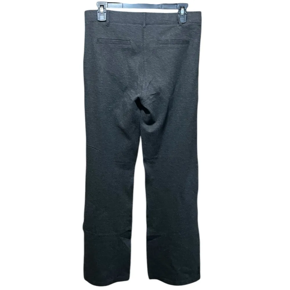 Betabrand Straight Leg Classic Dress Pant Yoga
Pant Size Large Charcoal Gray - Image 9