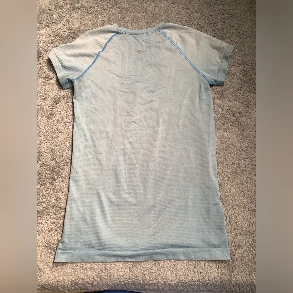 Lululemon Light Blue swiftly tech Short Sleeve T-Shirt 6 - Image 8