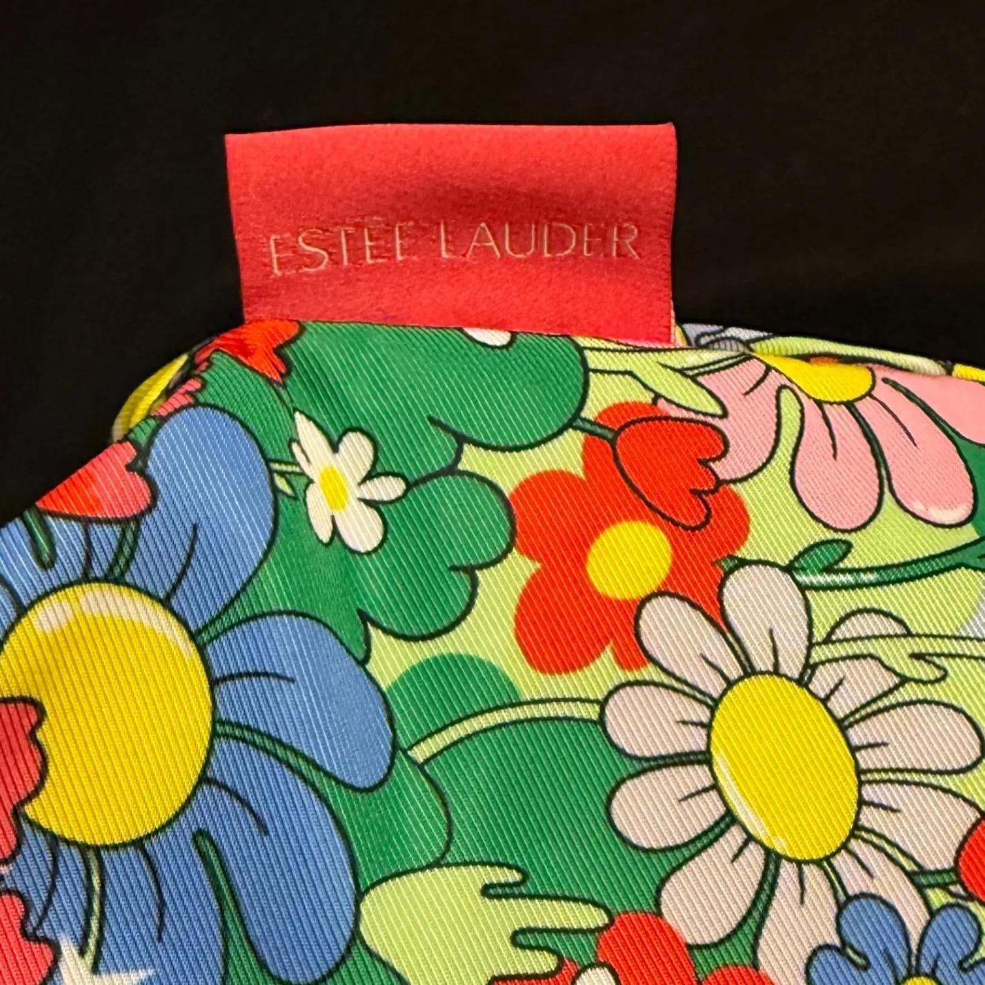 Floral Print Large Cosmetic Bag Makeup Organizer‎ Travel Toiletry Pouch Green - Image 5