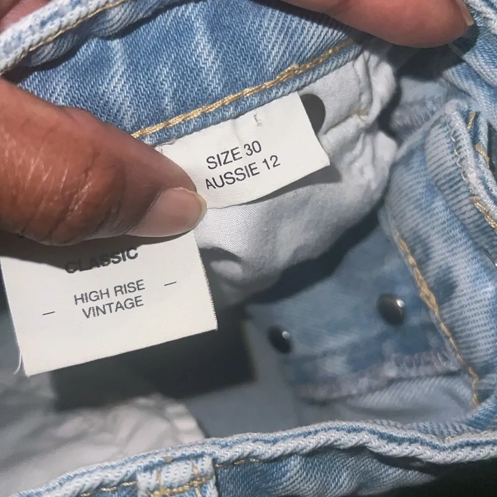 Rollas Denim Blue Mini Skirt size 30 - Image 8