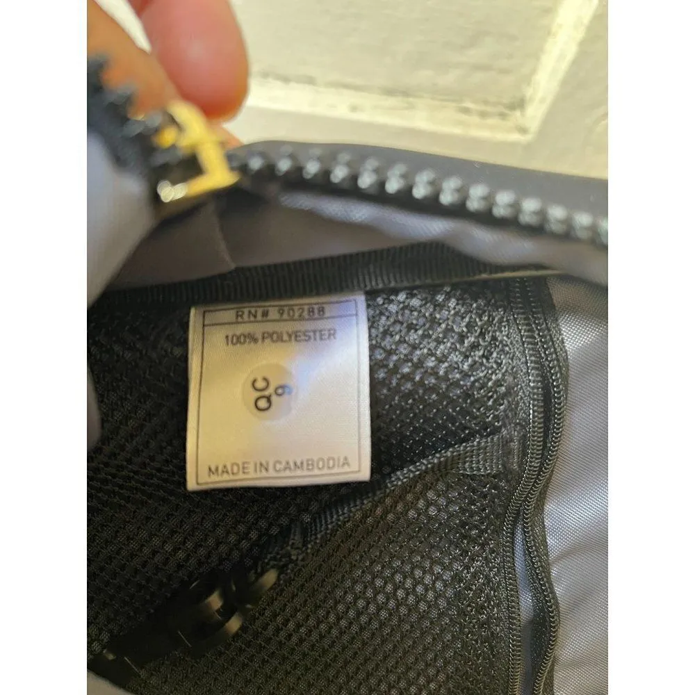 Y2K Adidas mini backpack black quilted streetwear statement athleisure logo - Image 10