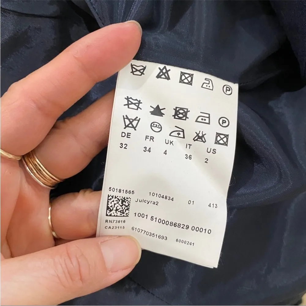 Hugo Boss BOSS- fundamental Wool navy suit blazer - Image 11