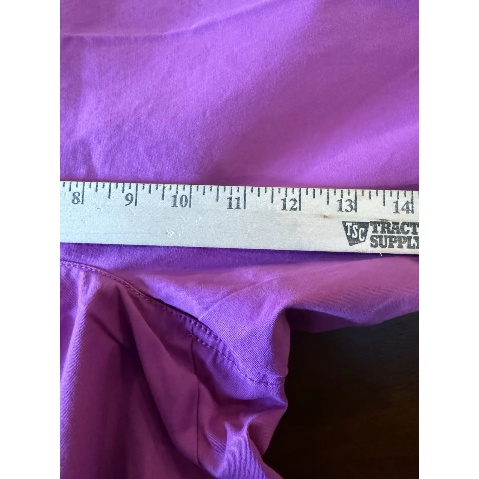 Talbots Womens Size 14 Relaxed Chino Purple Pants Preppy Beach Career‎ Boho - Image 8