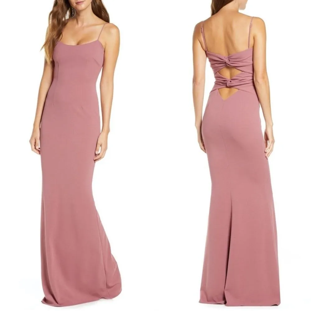 Katie May Forget Me Knot Cutout Column‎ Gown Medium - Image 2